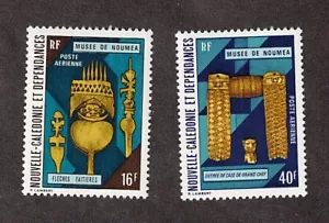 French colonies New Caledonia stamps C102-C103 - Museum Artifacts - 1973 MNH BkN - Picture 1 of 1