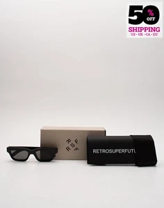 UVP 200€ RETROSUPERFUTURE Milano Sonnenbrille HANDARBEIT schwarz getönte Gläser - Bild 1 von 11