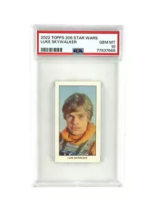 Star Wars Luke Skywalker PSA Calificado 10 GEM Como Nuevo Encapsulado 2022 Topps T206 - Imagen 1 de 2