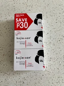 Jabón ácido kójico aclarador de la piel Kojie San 100 g x 3 barras 300 g TOTAL NUEVO EN CAJA - Imagen 1 de 2