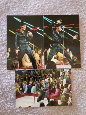 ELVIS PRESLEY PHOTOS 1968 COMEBACK/BLACK LEATHER  LOT 3 - Image 1 of 3