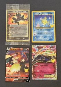 Greninja Gold Star Promo SWSH144 SEALED + Shining Magikarp 66 +Charizard SWSH133 - Picture 1 of 6