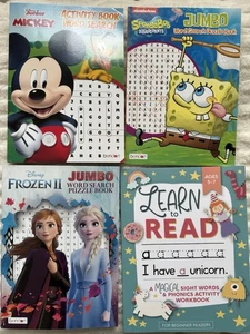 Set Of 4 Kids Coloring/Activity Books - Picture 1 of 24
