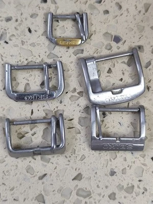 Vintage Seiko Buckle Band Lot – Original Steel 24/22/17mm – Used - Image 1 of 4