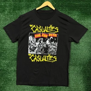 The Casualties For the Punx Punk Rock Band T-Shirt Size Large - Picture 1 of 4