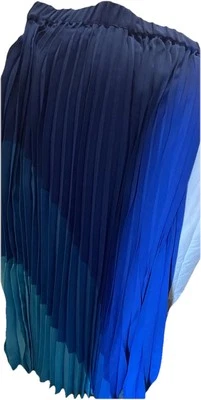 H&M Very Long Skirt Blue Elasticated Waist Size XS /Size 6-8 EU 34-36 - Image 1 of 4