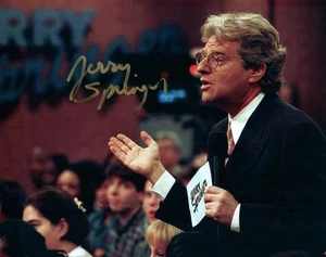 Jerry Springer Autographed 8x10 Photo Signed Picture Pic Nice + COA - Picture 1 of 1