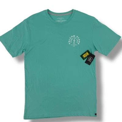 Camiseta Volcom Stone Tennon masculina tamanho XL 14 estampa frontal traseira - Imagem 1 de 4