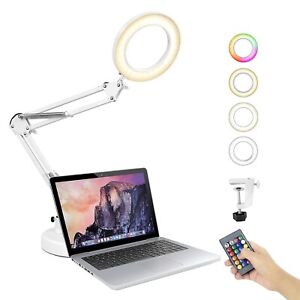 Ring Light Stand YouTube Tiktok Makeup Video Live Phone Selfie Zoom LED Lighting