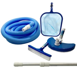 Economy Maintenance Kit for Above Ground Swimming Pool Cleaning Leaf Skimmer - Picture 1 of 1
