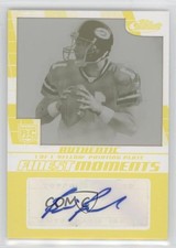 2008 Finest Framed Printing Plate Yellow 1/1 Brian Brohm Rookie Auto RC lz7