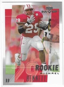 2001 UPPER DECK MVP MICHAEL BENNETT RC #306 MINNESOTA VIKINGS WISCONSIN BADGERS - Picture 1 of 2