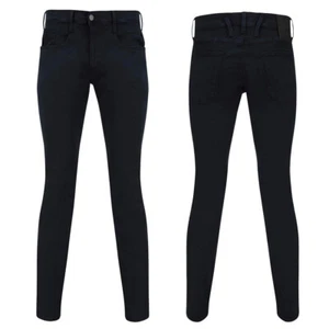 Replay Mens Jeans Anbass Hyperflex Color XLITE Slim Slight Stretch in Navy Blue - Picture 1 of 24