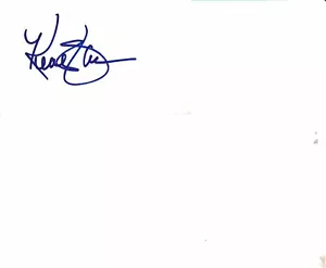 Keith Jackson Signed Autographed 3x5 Index Card ABC In person - Picture 1 of 1