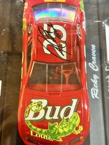 Ricky Craven #25 Signed Autographed Bud Louie the Lizard Die Cast Car COA (943) - Picture 1 of 8