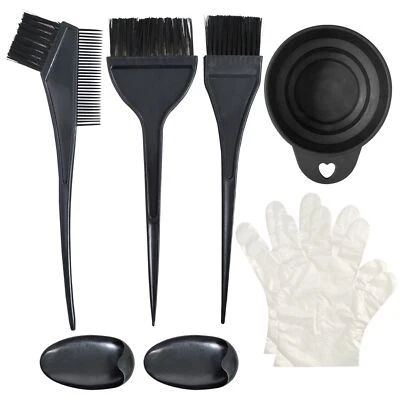 7PCS Hair Dye Kit | Colouring Bleaching Mixing Bowl and Brush Set Comb Tinting - Image 1 of 4