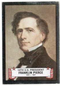 FRANKLIN PIERCE 1980 Kellogg's Presidents Card #14 - Picture 1 of 1