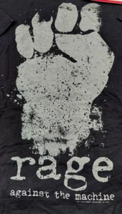 Nueva con etiquetas Camiseta ""Fist"" Rage Against the Machine S Uni Negra - Imagen 1 de 3