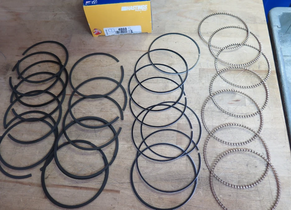 Hastings 4860 STD Piston Rings 7 PCS. Fits: Cadillac V8 1996-05 (O6-A-3) - Image 1 of 1