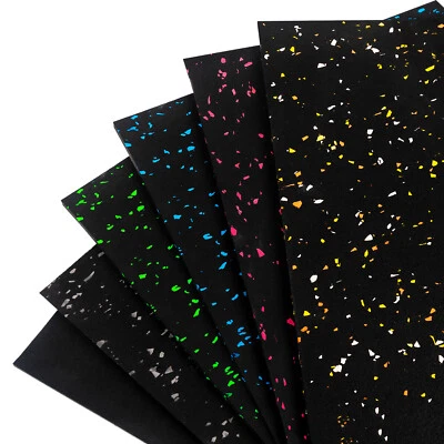 Rubber Gym Floor Roll Heavy Duty Home Gym Exercise Flooring Non Slip 6mm Thick  - Image 1 of 4