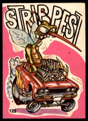 1973 Donruss Pink Fantastic Odd Rods Stickers Series 1 - Strip Pest #122 EX+ - Image 1 of 2