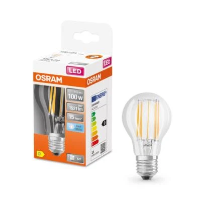 OSRAM LED STAR FILAMENT klar CLA 100 11W neutralweiß E27 1521lm - Bild 1 von 3