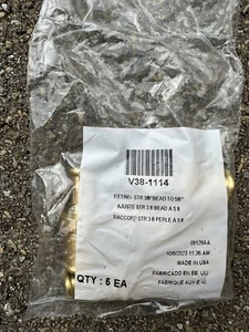 5 Pack Dynacraft V38-1114 Fitting Str 3/8" Bead To 5/8 Free Shipping - Imagen 1 de 3