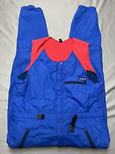 Vintage Patagonia Segel-/Schnee-Latzhose Größe Medium rot blau Overall Made in USA - Bild 1 von 19
