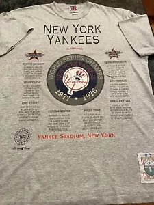 Vintage Cooperstown Collection NY YANKEES Single Stitch T-Shirt World Series XL - Bild 1 von 10