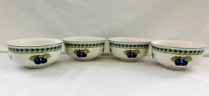 Nuevo Villeroy and Boch Alemania Jardín Francés 4 cuencos de sopa/cereal 4 5/8" - Imagen 1 de 6