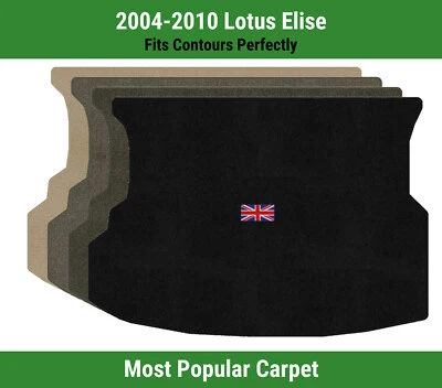 Alfombra de maletero Lloyd Ultimat para Lotus Elise 2004-2010 con logotipo de bandera británica Foto 1 de 4