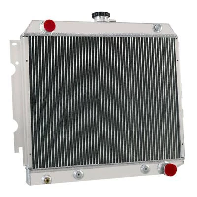 3 Row Aluminum Radiator For 70-1974 1972 Dodge Challenger Charger Plymouth V8 - Image 1 of 4
