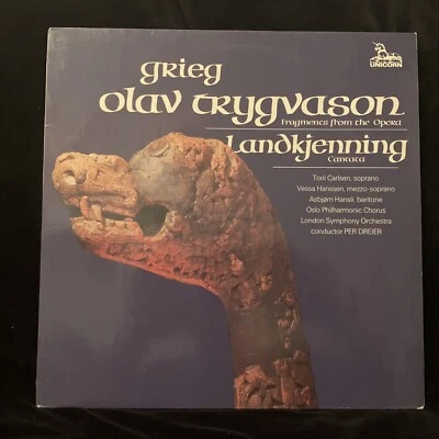 GRIEG Olav Trygvason & Landkjenning - DREIER, LSO - UNICORN RHS 364 - ST LP.. - Image 1 of 4