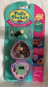 Polly Pocket Vintage Perfect Piano Recital Ring & Case MOC NEW & SEALED 1991 - Picture 1 of 4