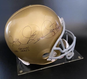 Casco Raghib Rocket Ismail FIRMADO Notre Dame ND Irlandés Envío Público PSA/ADN AUTOGRAFIADO - Imagen 1 de 4