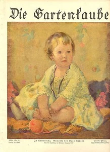 Rarität - Illustrierte DIE GARTENLAUBE Nr. 15 vom 12. April 1928, In Erwartung - Bild 1 von 1