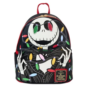 Nightmare Before Christmas Jack Wrapped In Lights Light Up Glow Mini Rucksack - Bild 1 von 7