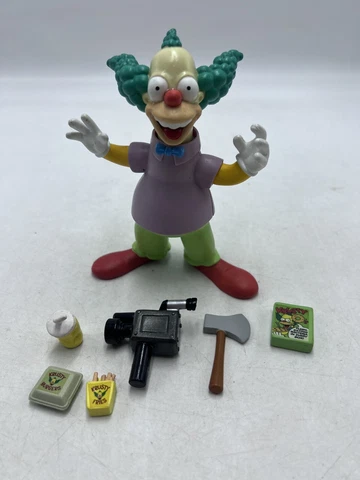 The Simpsons WOS World Of Springfield Krusty The Clown Figure Series 1 Playmates Cover