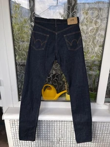 Edwin Japanese Selvedge Denim Slim Tapered Jeans ED-80 Navy Blau Herren W29 L34 - Bild 1 von 18
