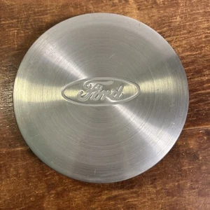 Ford OEM 7" Machined Metal Center Cap Hub Cover Hub Cap - Picture 1 of 6
