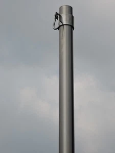 Sonnensegelmast Edelstahl VA 3m Ø 60mm stufenlos höhenverstellbar 6030/2H - Bild 1 von 4