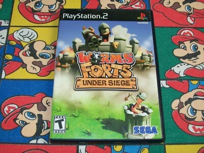 Worms Forts: Under Siege (Sony PlayStation 2) PS2 CIB Complete - Strategy Game - Image 1 of 3