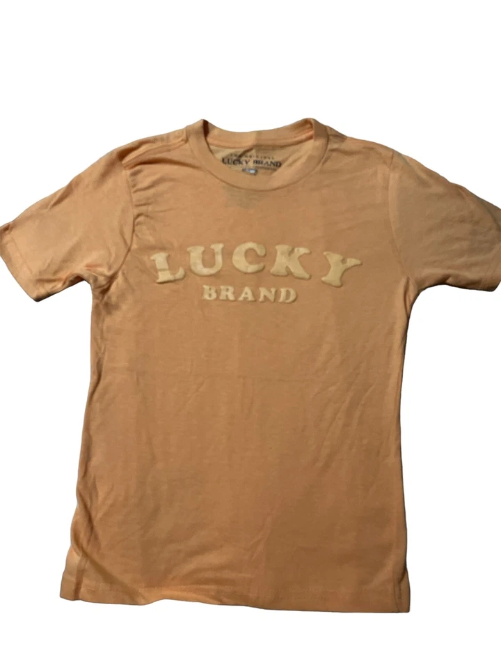 Lucky Brand Orange Boys T Shirt /Size Small - Image 1 of 1