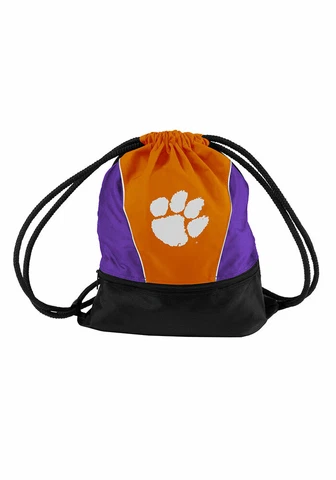 Clemson Sprint Backsack Backpack Logo Brands 123-64S 16.5" x 14" case of 12 NIB Cover