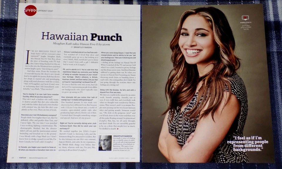 REVISTA DE RELOJES MEAGHAN RATH HAWAII FIVE-O CBS RECORTES DE ÁLBUM DE RECORTES Foto 1 de 1