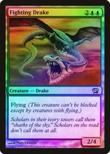 Fighting Drake FOIL 8th Edition NM Blue Uncommon MAGIC GATHERING CARD ABUGames