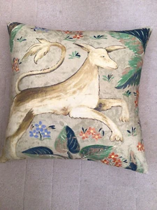 Zoffany Arden Tapestry Linen Fabric Cushion COMPLETE Duck Feather Pad 20”x 20” - Picture 1 of 6