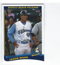2012 Myrtle Beach Pelicans (Single-A Texas Rangers) Jason Wood