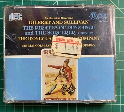Gilbert & Sullivan: Pirates Of Penzance, the Sorcerer / D'Oyly Carte Opera - CD — 第 1/3 张图片
