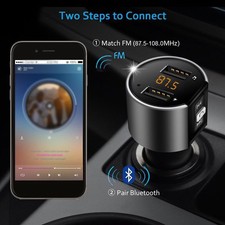 Handsfree Wireless Bluetooth Car Kit FM Transmitter Radio MP3 Player USB Charger